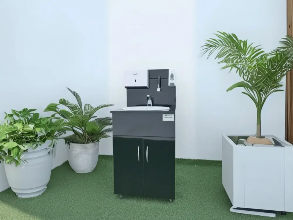 MDF Handwash Stations Black