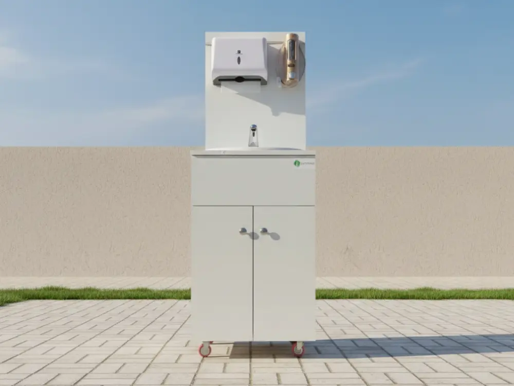 MDF Handwash Stations White