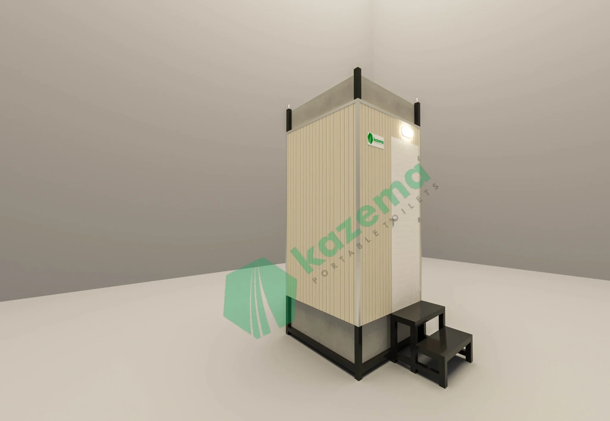 Prefab single cabin toilet