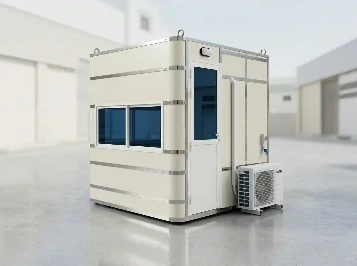 Curved edge Portable Security Cabins